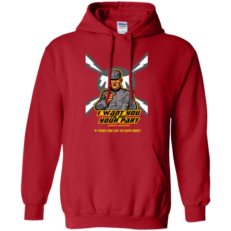 Sweatshirts Red / S Do Your Part Pullover Hoodie