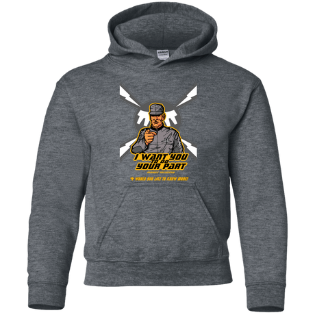 Sweatshirts Dark Heather / YS Do Your Part Youth Hoodie