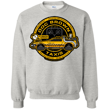 Sweatshirts Ash / Small Doc Brown Taxis Crewneck Sweatshirt