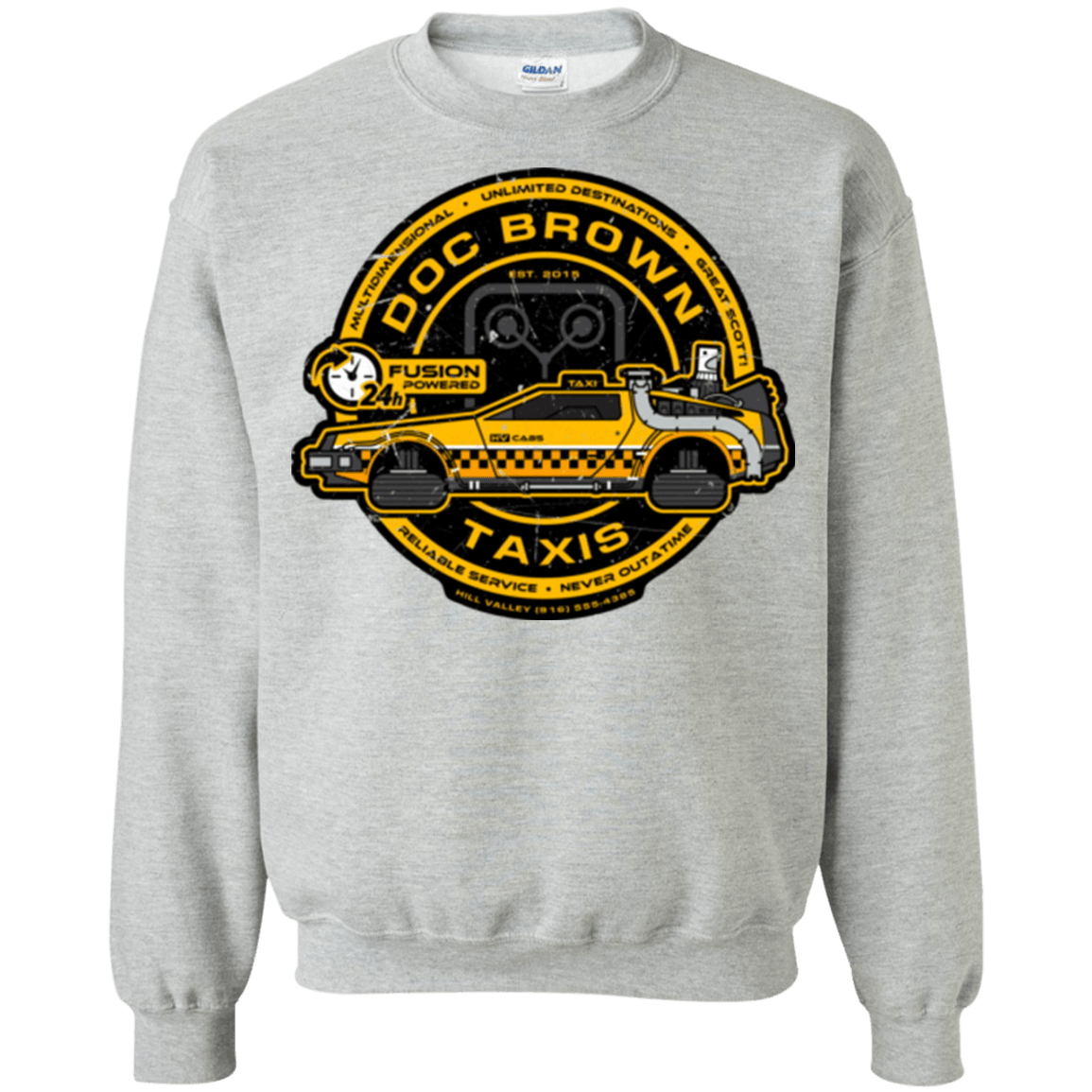 Sweatshirts Sport Grey / Small Doc Brown Taxis Crewneck Sweatshirt