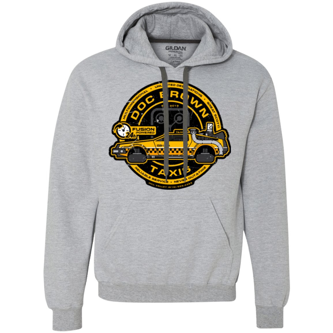 Sweatshirts Sport Grey / Small Doc Brown Taxis Premium Fleece Hoodie