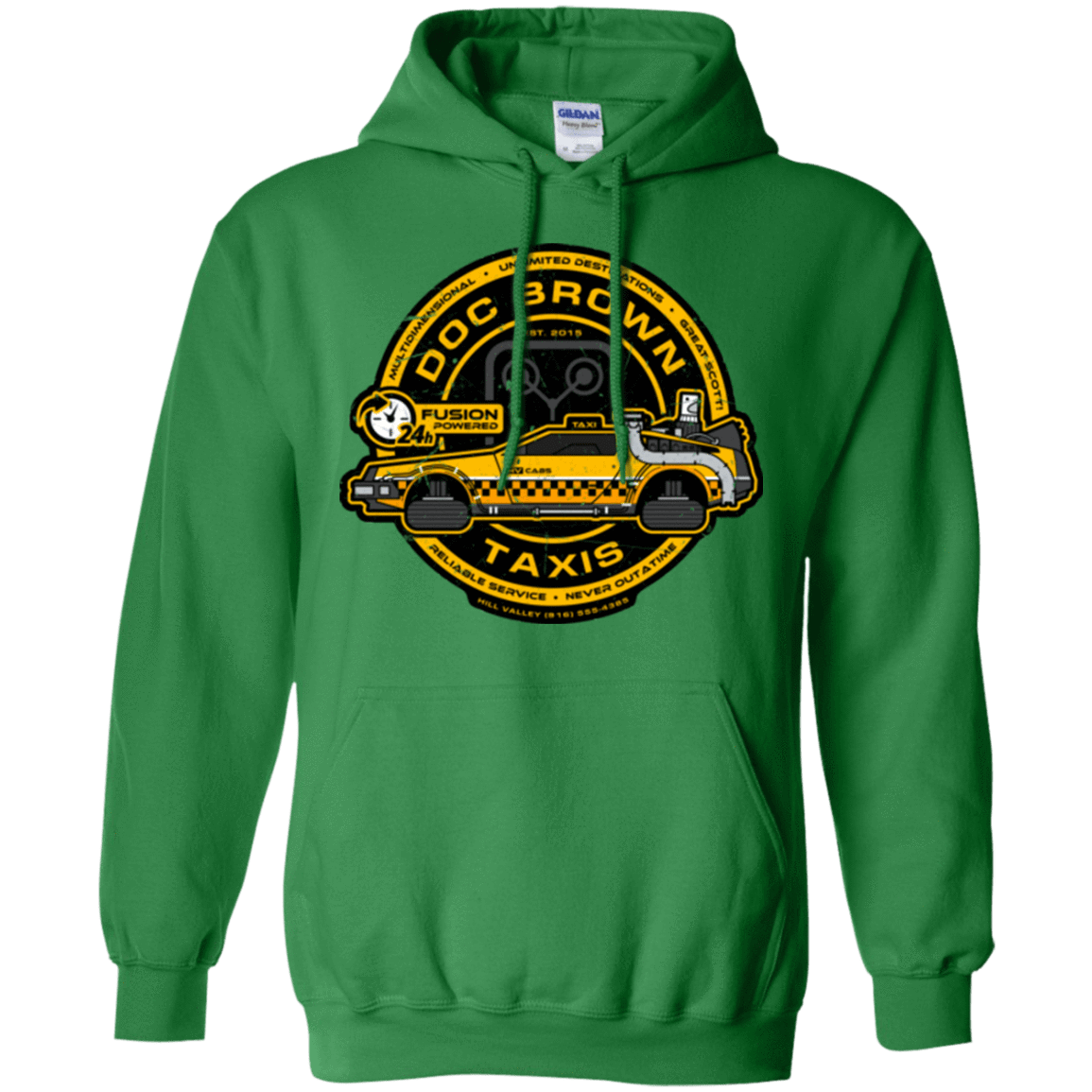 Sweatshirts Irish Green / Small Doc Brown Taxis Pullover Hoodie