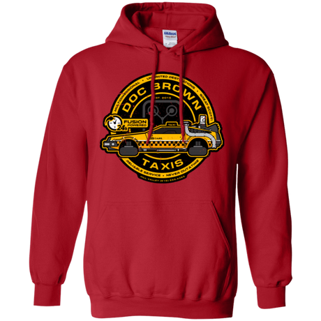 Sweatshirts Red / Small Doc Brown Taxis Pullover Hoodie