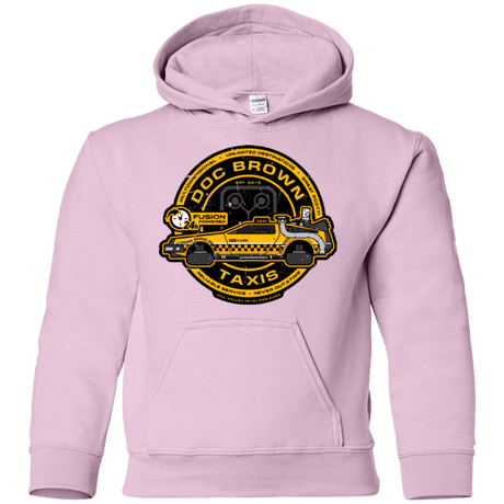 Sweatshirts Light Pink / YS Doc Brown Taxis Youth Hoodie
