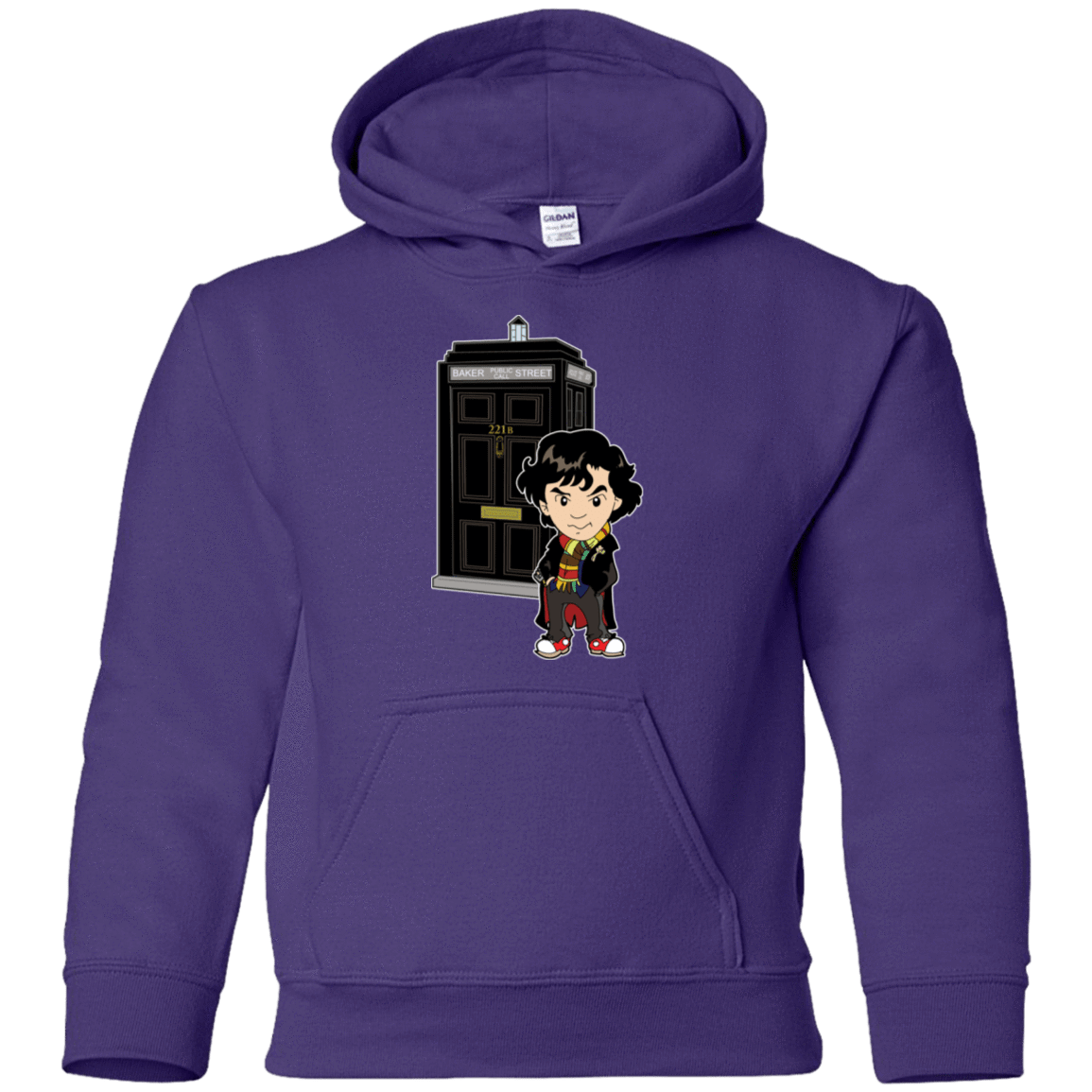 Sweatshirts Purple / YS Doclock Youth Hoodie