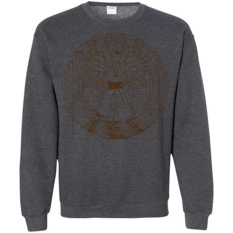 Sweatshirts Dark Heather / S Doctor Stranger Vitruvian Crewneck Sweatshirt