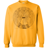 Sweatshirts Gold / S Doctor Stranger Vitruvian Crewneck Sweatshirt