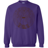 Sweatshirts Purple / S Doctor Stranger Vitruvian Crewneck Sweatshirt