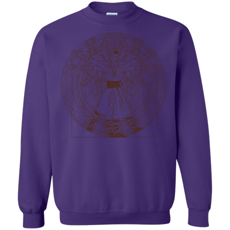 Sweatshirts Purple / S Doctor Stranger Vitruvian Crewneck Sweatshirt