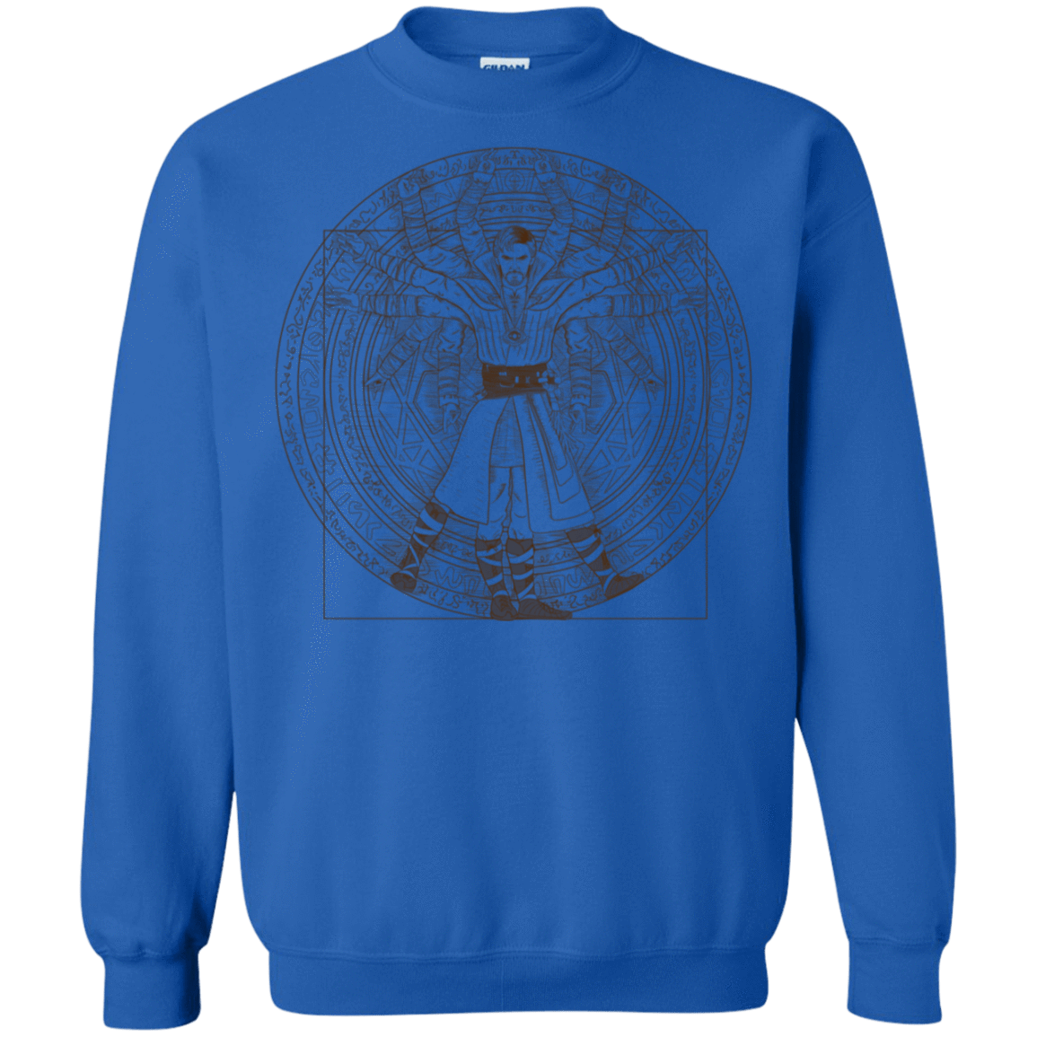 Sweatshirts Royal / S Doctor Stranger Vitruvian Crewneck Sweatshirt