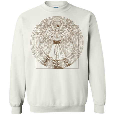 Sweatshirts White / S Doctor Stranger Vitruvian Crewneck Sweatshirt