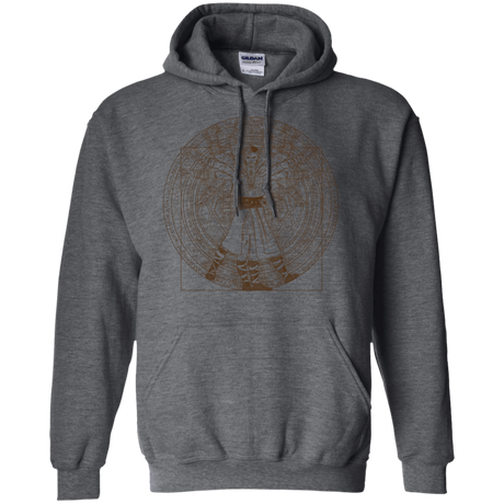 Sweatshirts Dark Heather / S Doctor Stranger Vitruvian Pullover Hoodie