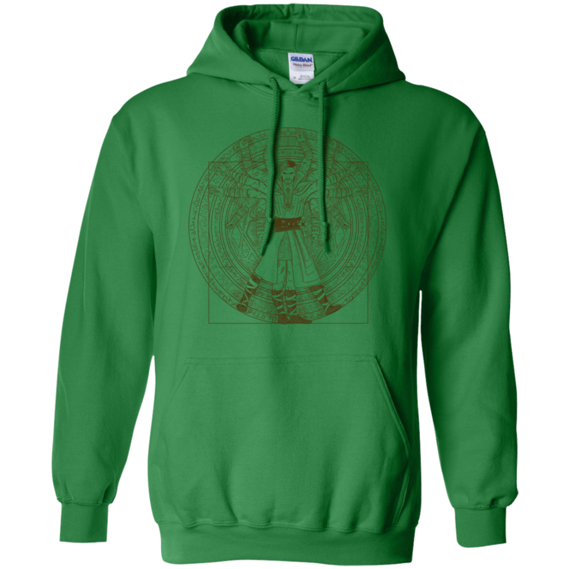 Sweatshirts Irish Green / S Doctor Stranger Vitruvian Pullover Hoodie