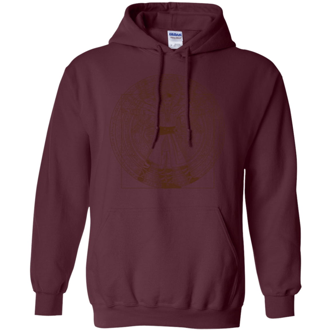 Sweatshirts Maroon / S Doctor Stranger Vitruvian Pullover Hoodie