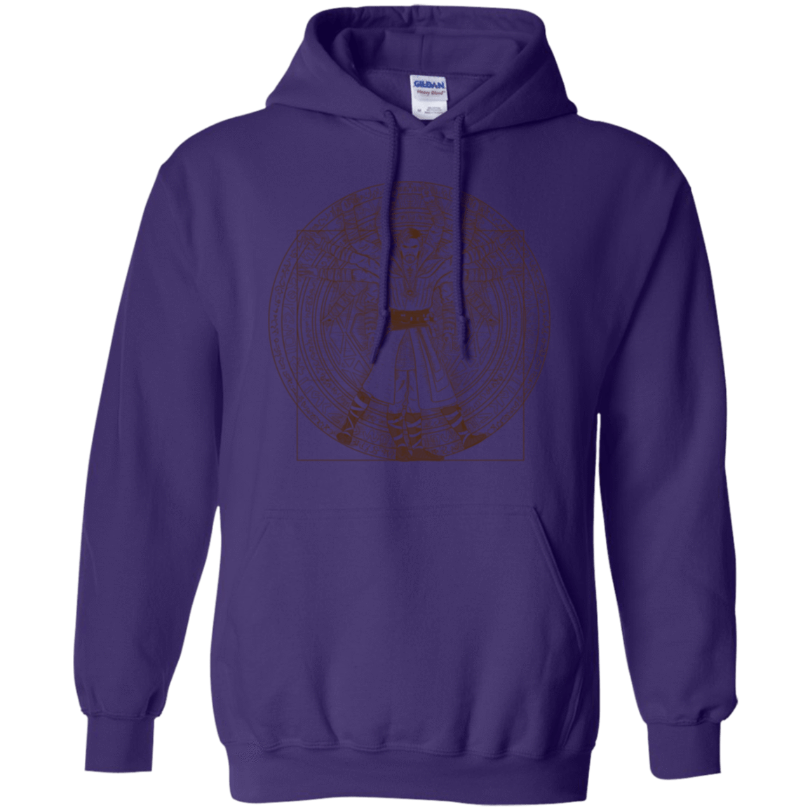 Sweatshirts Purple / S Doctor Stranger Vitruvian Pullover Hoodie