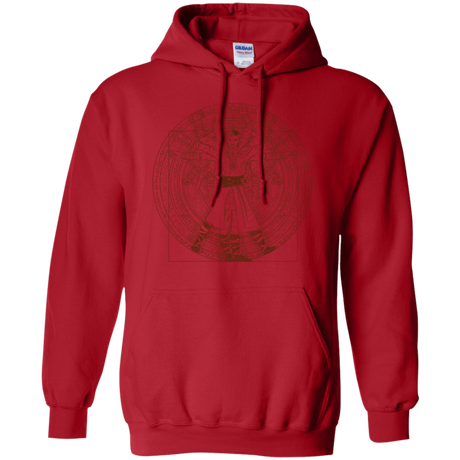 Sweatshirts Red / S Doctor Stranger Vitruvian Pullover Hoodie