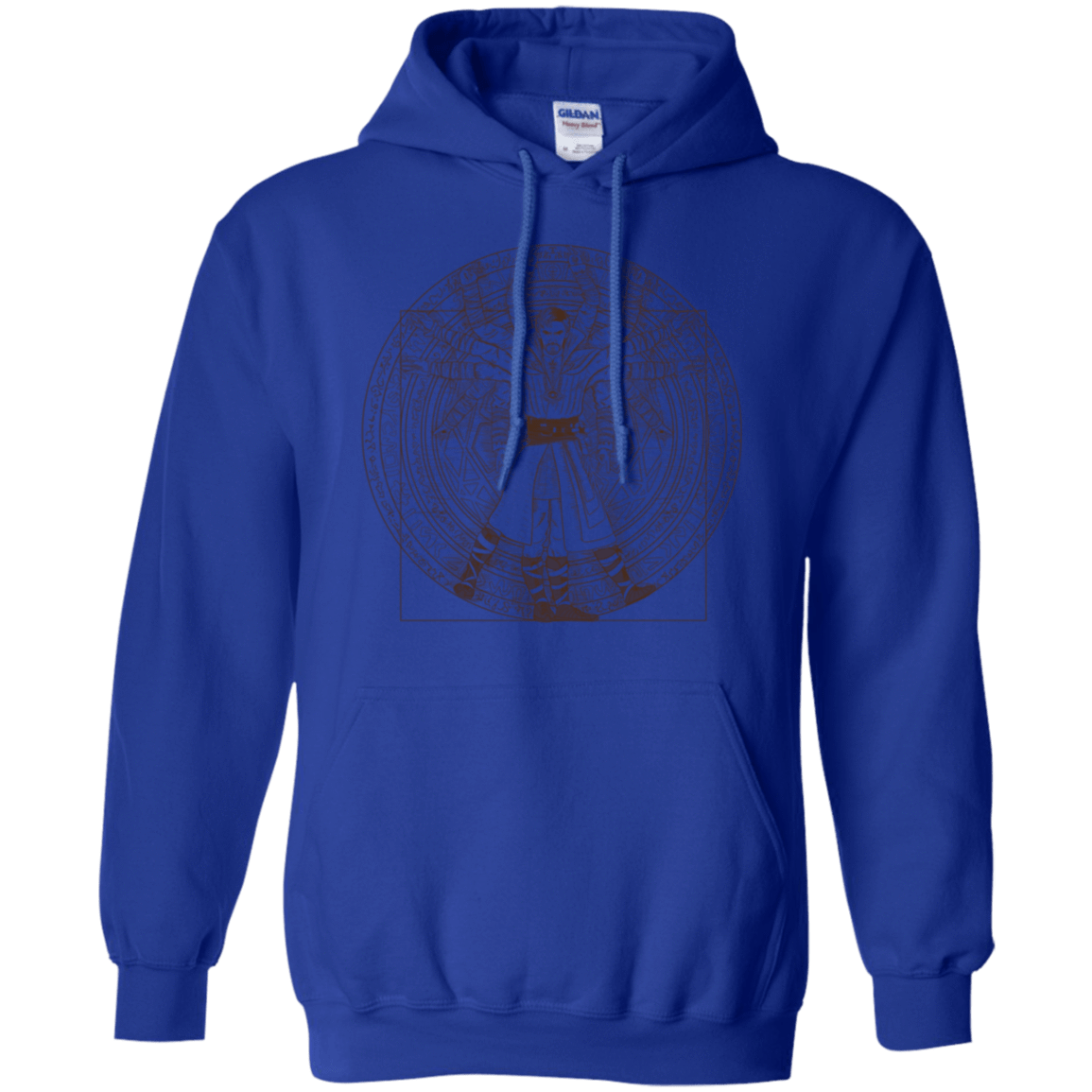 Sweatshirts Royal / S Doctor Stranger Vitruvian Pullover Hoodie