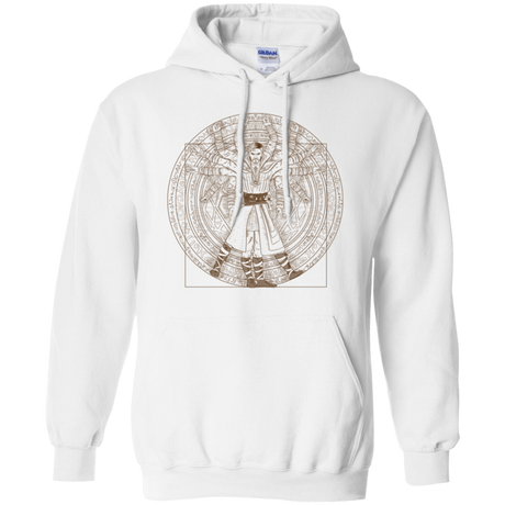 Sweatshirts White / S Doctor Stranger Vitruvian Pullover Hoodie