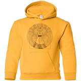 Sweatshirts Gold / YS Doctor Stranger Vitruvian Youth Hoodie