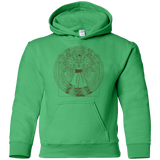 Sweatshirts Irish Green / YS Doctor Stranger Vitruvian Youth Hoodie