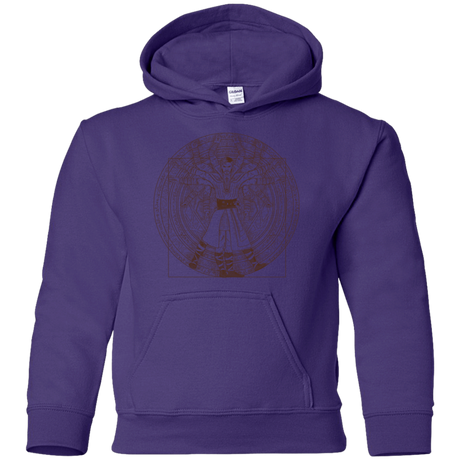 Sweatshirts Purple / YS Doctor Stranger Vitruvian Youth Hoodie
