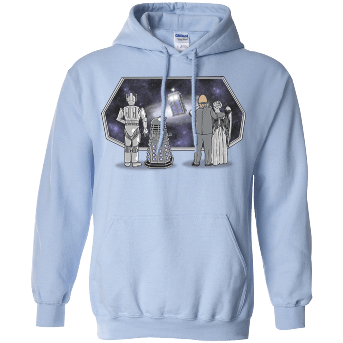 Sweatshirts Light Blue / Small Doctor strikes back Pullover Hoodie