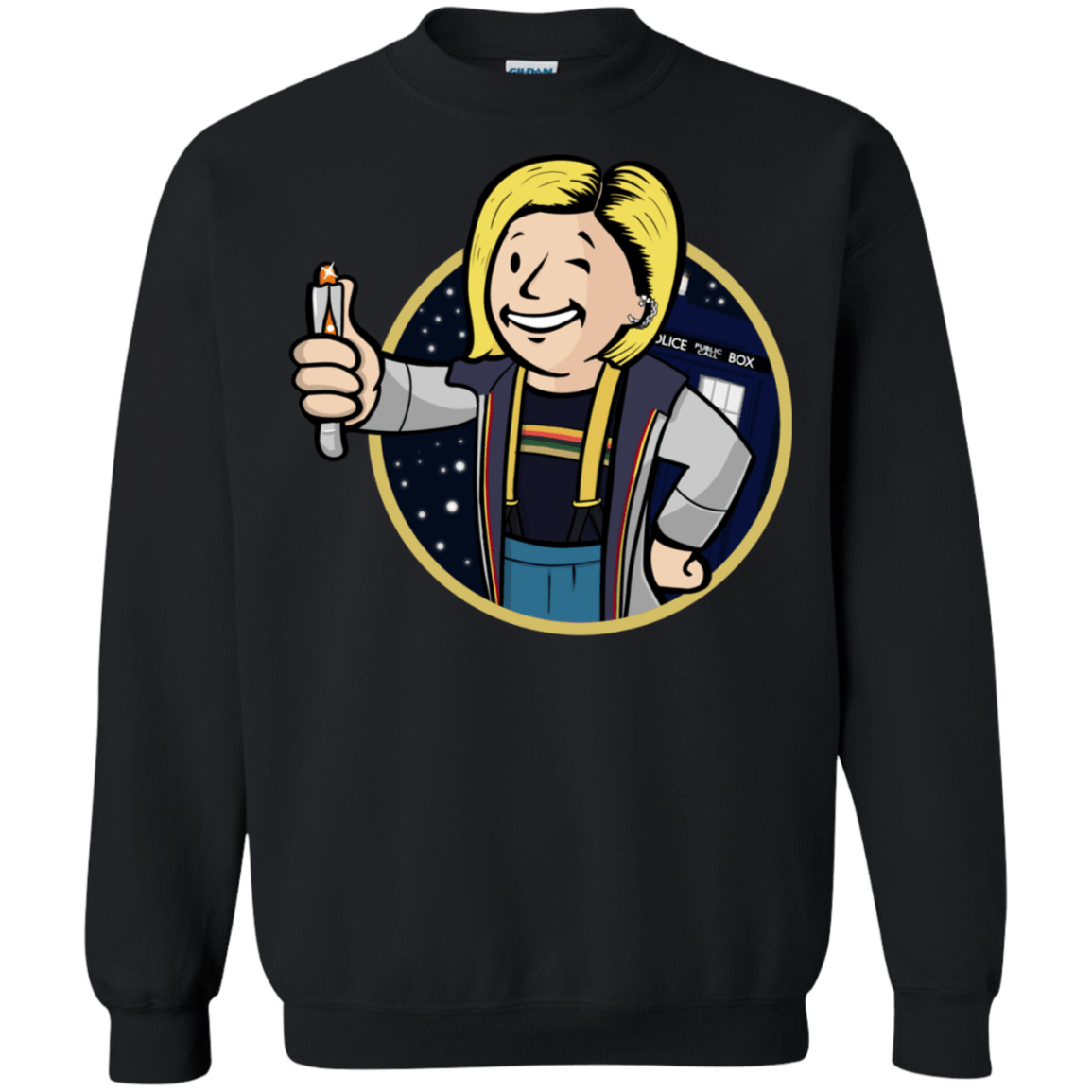 Sweatshirts Black / S Doctor Vault Crewneck Sweatshirt