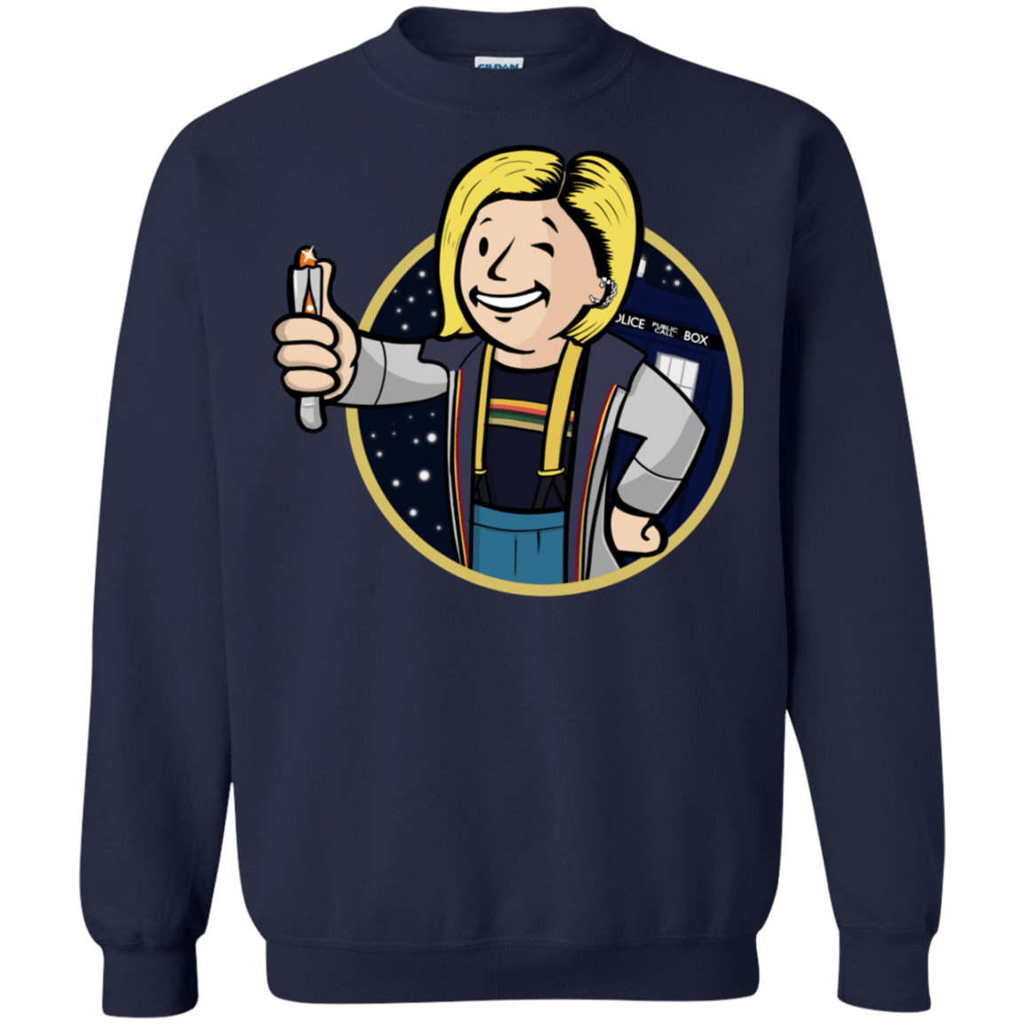 Sweatshirts Navy / S Doctor Vault Crewneck Sweatshirt