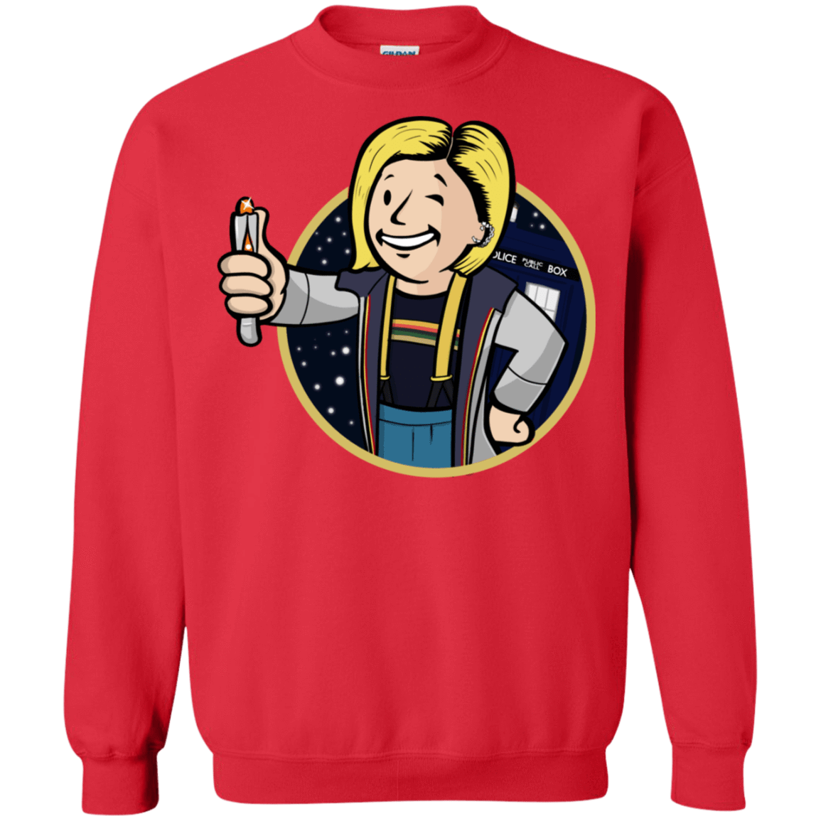 Sweatshirts Red / S Doctor Vault Crewneck Sweatshirt