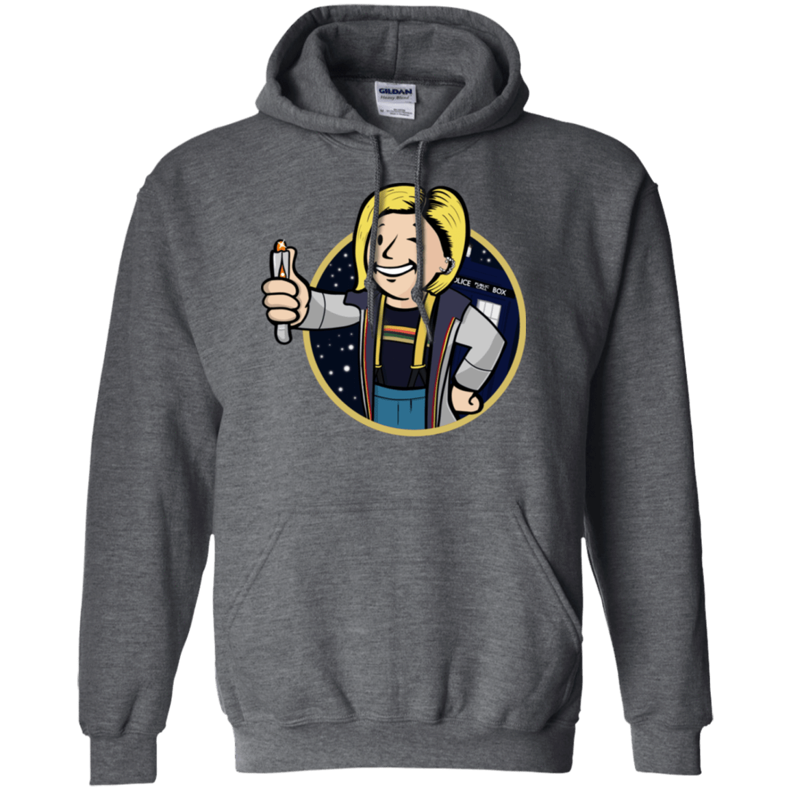 Sweatshirts Dark Heather / S Doctor Vault Pullover Hoodie