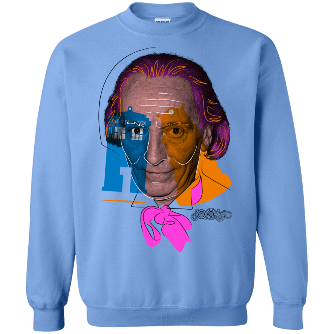 Sweatshirts Carolina Blue / S Doctor Warwhol 1 Crewneck Sweatshirt