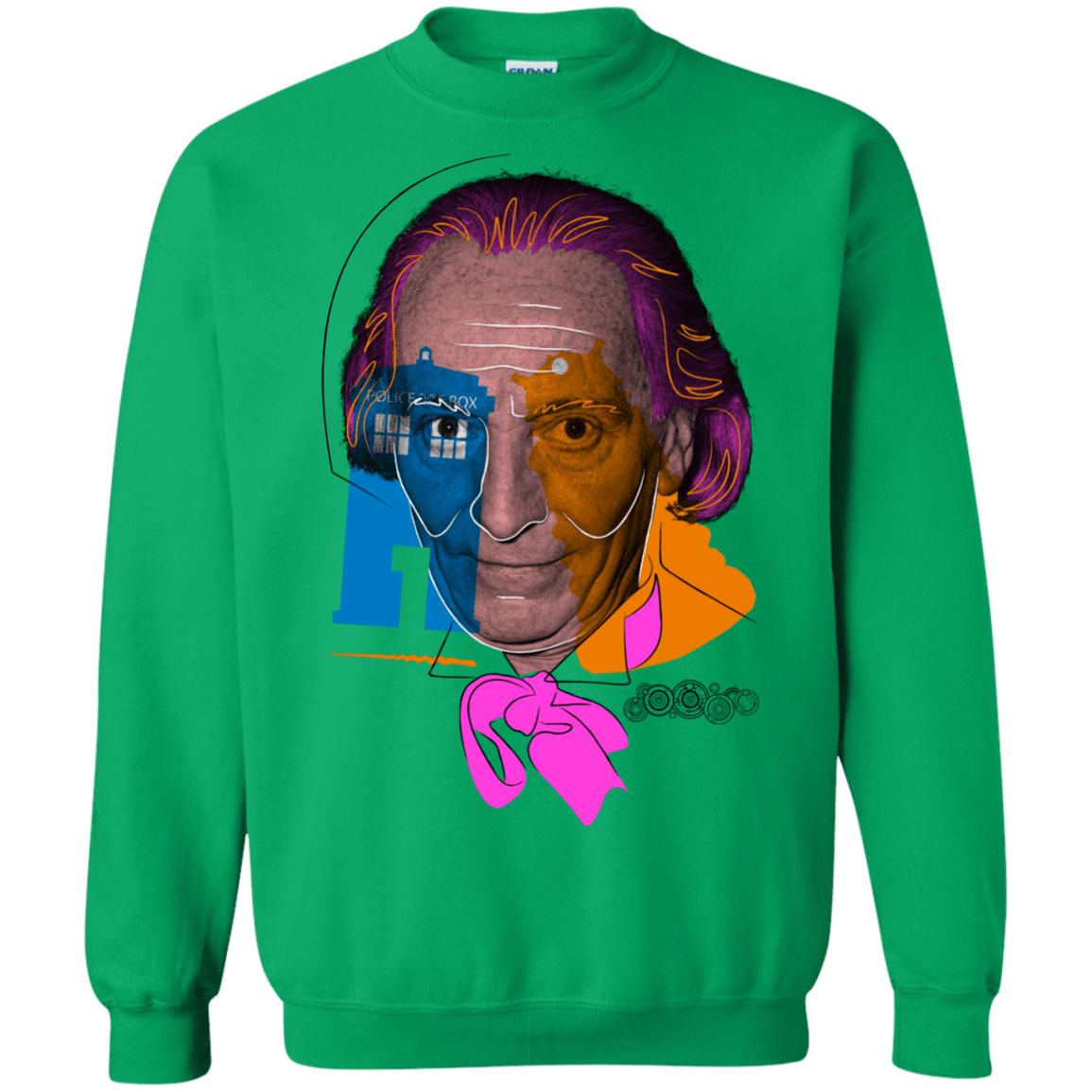 Sweatshirts Irish Green / S Doctor Warwhol 1 Crewneck Sweatshirt