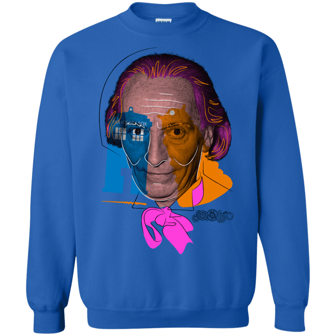 Sweatshirts Royal / S Doctor Warwhol 1 Crewneck Sweatshirt