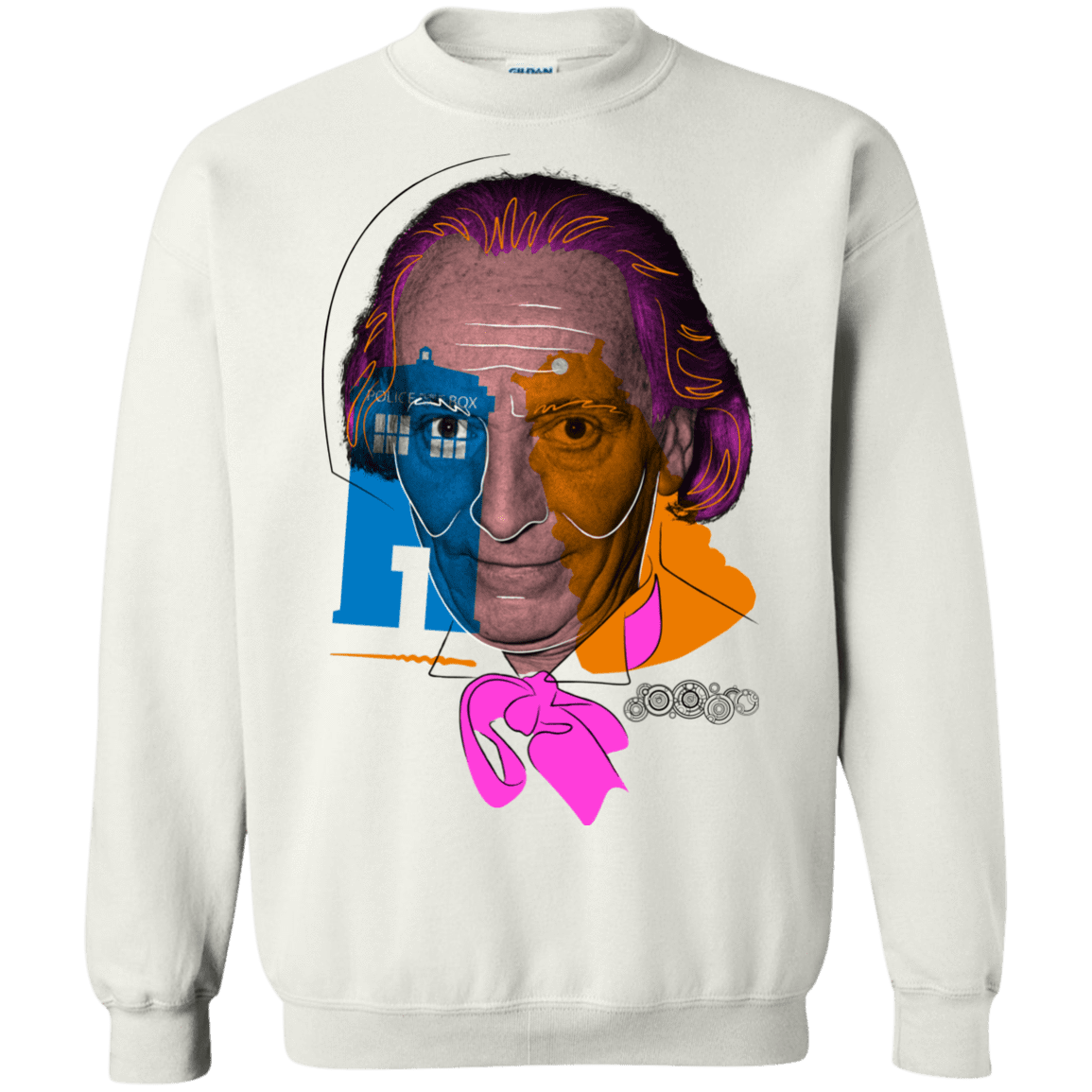 Sweatshirts White / S Doctor Warwhol 1 Crewneck Sweatshirt