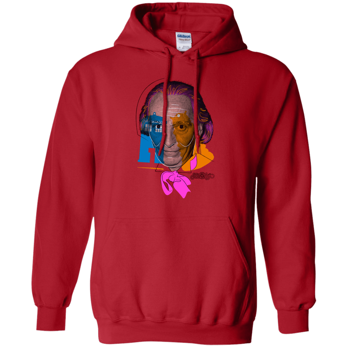 Sweatshirts Red / S Doctor Warwhol 1 Pullover Hoodie