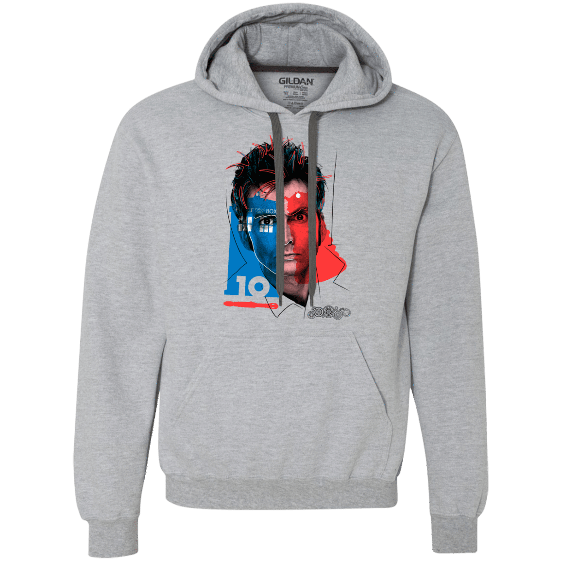 Sweatshirts Sport Grey / S Doctor Warwhol 10 Premium Fleece Hoodie