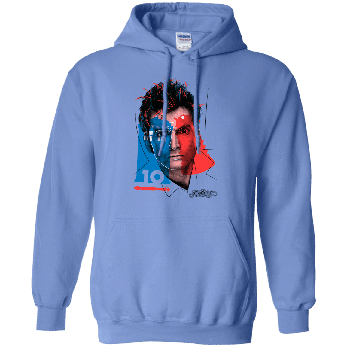 Sweatshirts Carolina Blue / S Doctor Warwhol 10 Pullover Hoodie