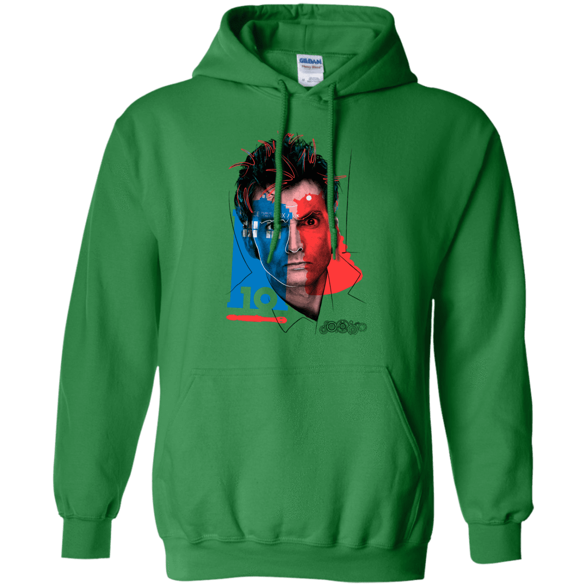 Sweatshirts Irish Green / S Doctor Warwhol 10 Pullover Hoodie