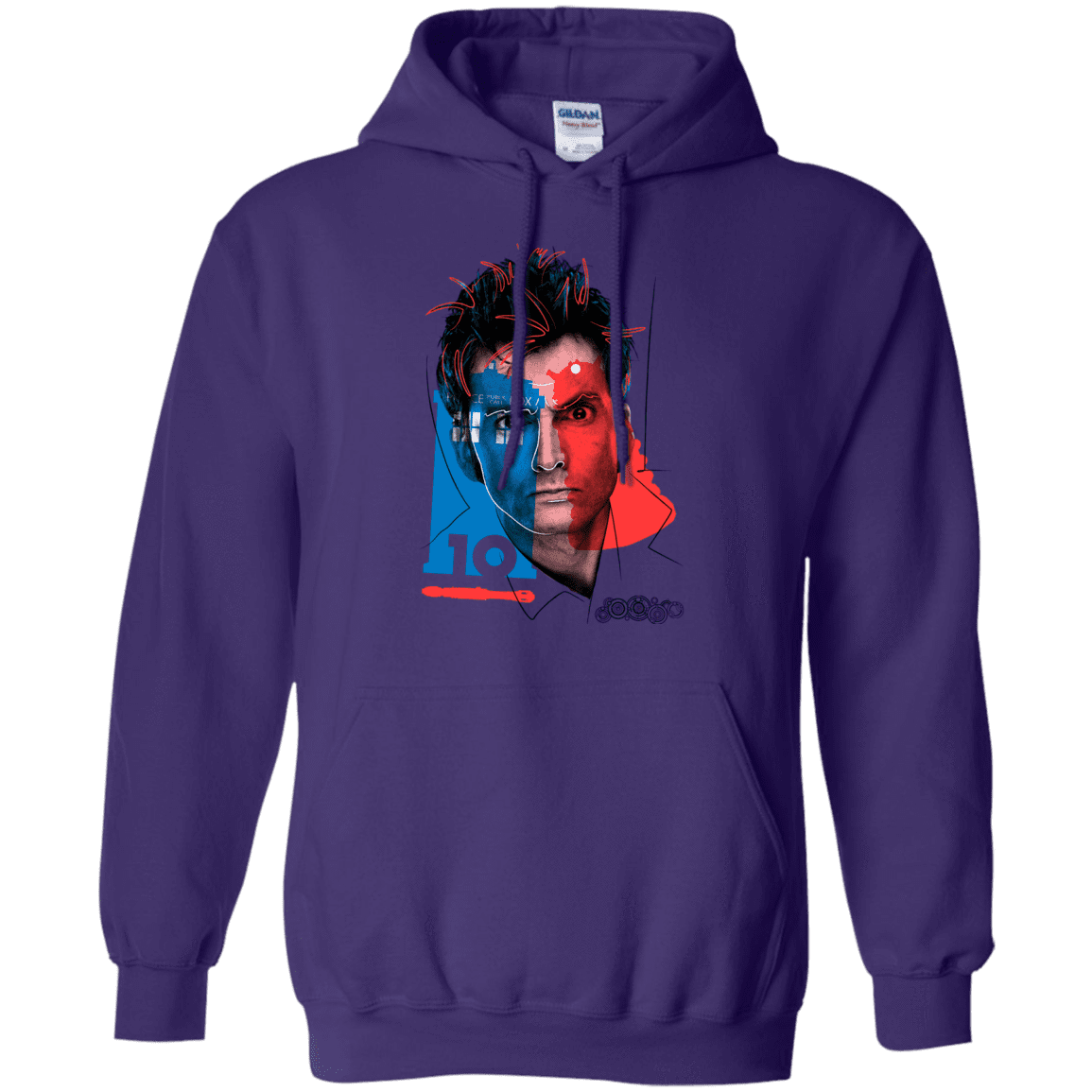 Sweatshirts Purple / S Doctor Warwhol 10 Pullover Hoodie