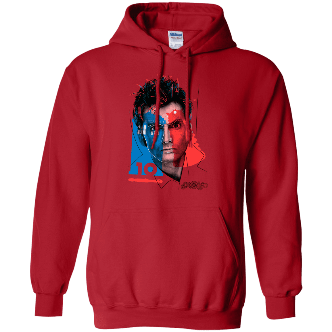 Sweatshirts Red / S Doctor Warwhol 10 Pullover Hoodie