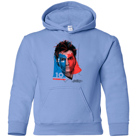 Sweatshirts Carolina Blue / YS Doctor Warwhol 10 Youth Hoodie