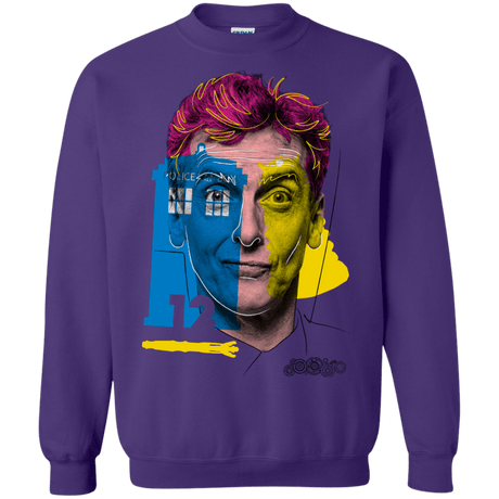 Sweatshirts Purple / S Doctor Warwhol 12 Crewneck Sweatshirt