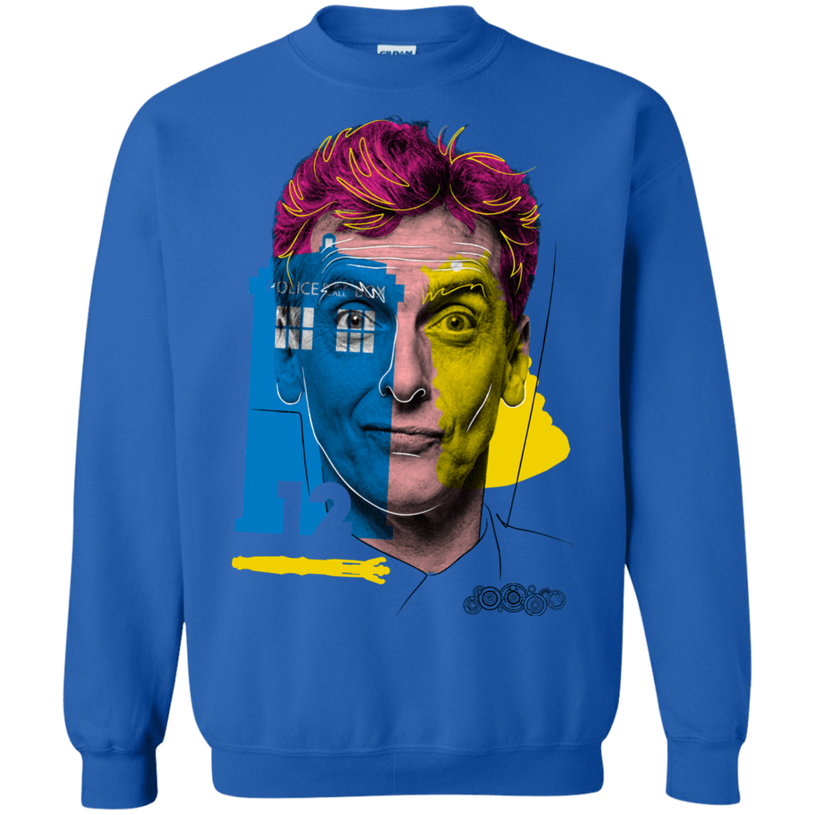 Sweatshirts Royal / S Doctor Warwhol 12 Crewneck Sweatshirt