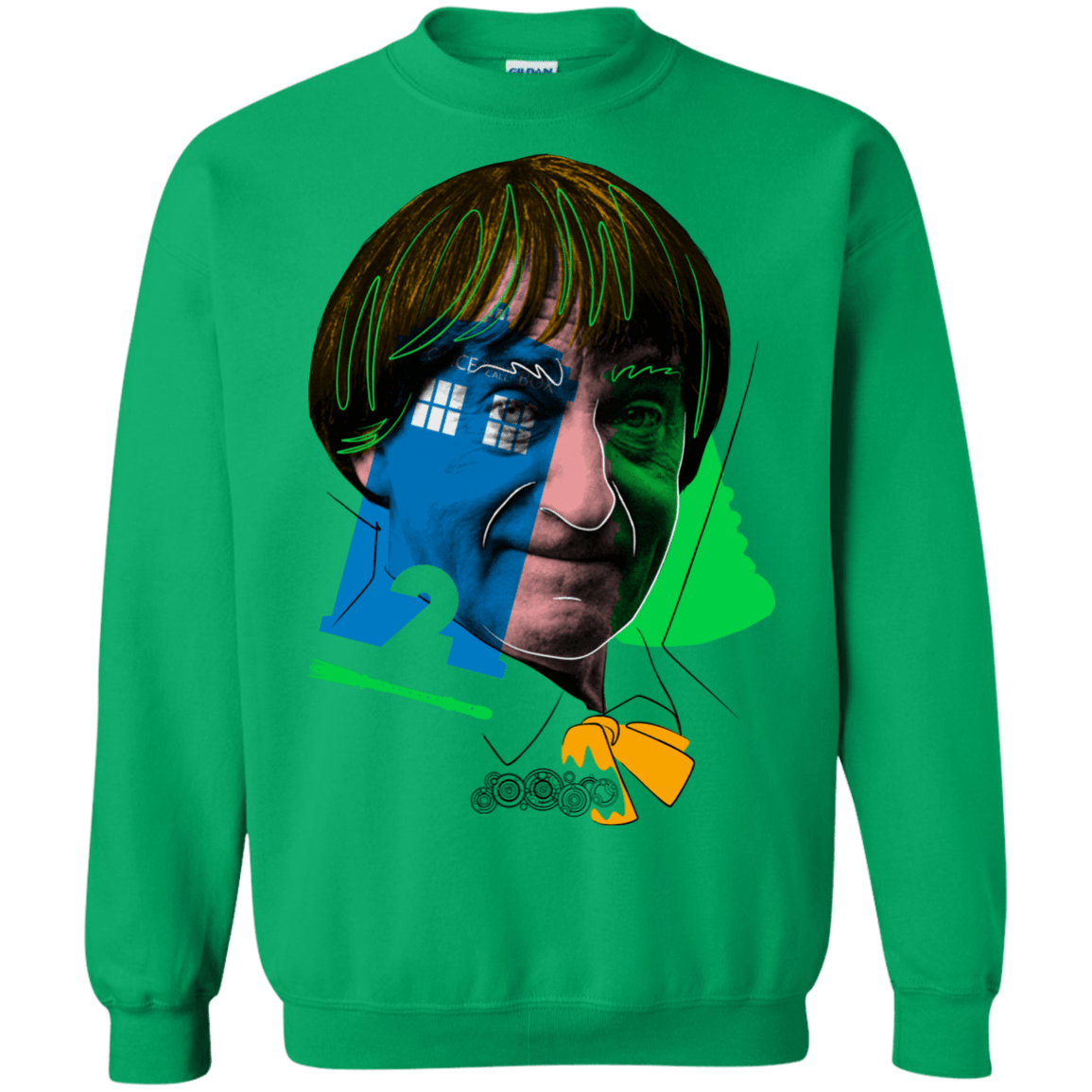 Sweatshirts Irish Green / S Doctor Warwhol 2 Crewneck Sweatshirt