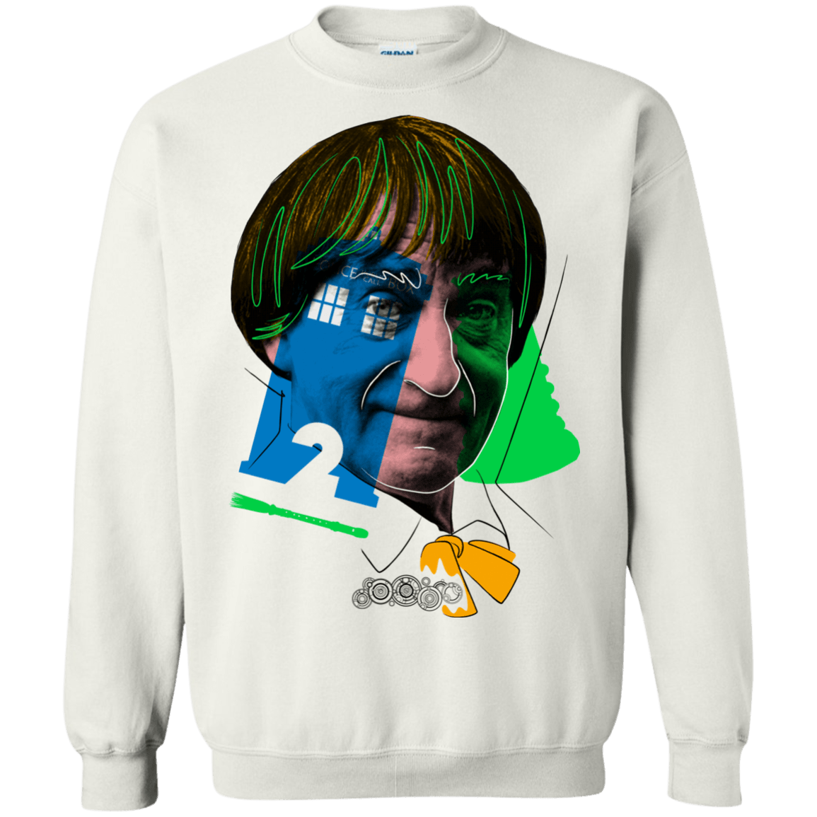 Sweatshirts White / S Doctor Warwhol 2 Crewneck Sweatshirt