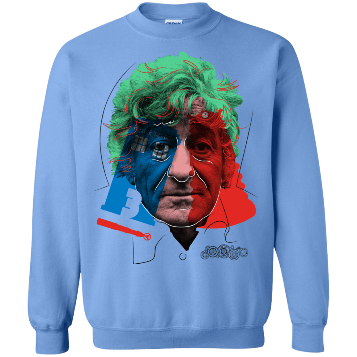 Sweatshirts Carolina Blue / S Doctor Warwhol 3 Crewneck Sweatshirt