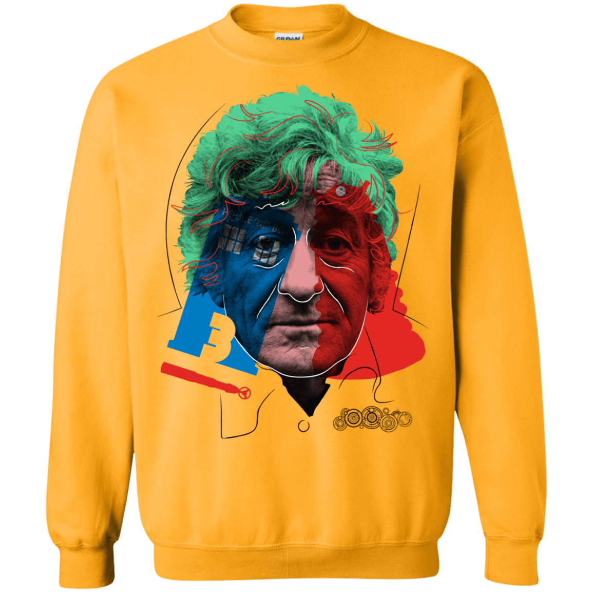 Sweatshirts Gold / S Doctor Warwhol 3 Crewneck Sweatshirt