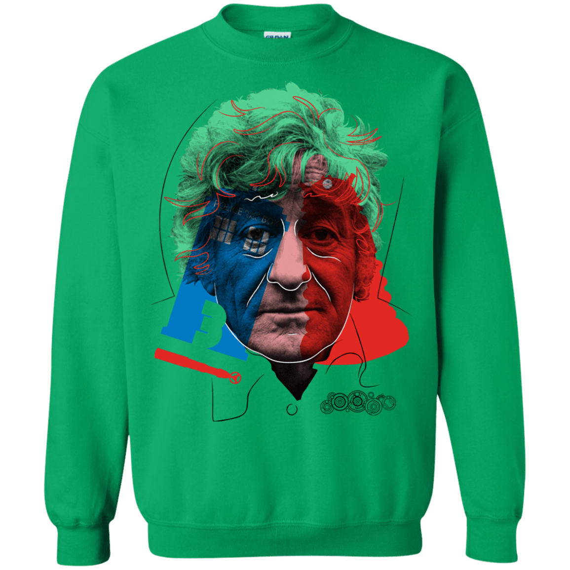 Sweatshirts Irish Green / S Doctor Warwhol 3 Crewneck Sweatshirt