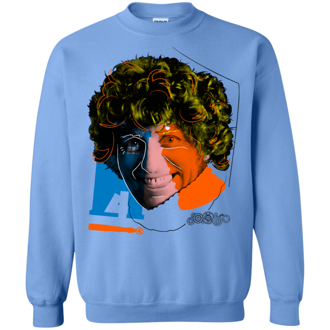 Sweatshirts Carolina Blue / S Doctor Warwhol 4 Crewneck Sweatshirt