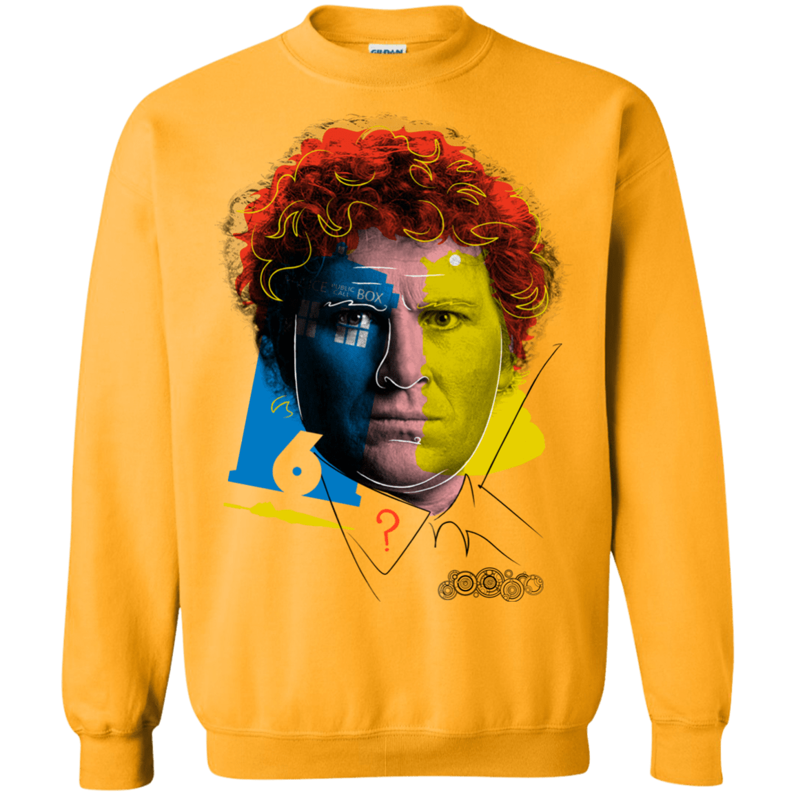 Sweatshirts Gold / S Doctor Warwhol 6 Crewneck Sweatshirt